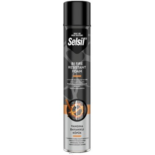 SELSİL B1 YANGINA DAYANIKLI KÖPÜK 750ML 900GR 